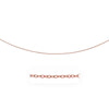 2.5mm 14k Rose Gold Pendant Chain with Textured Links